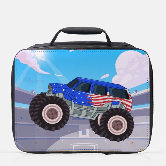 Lunch Box for Kids Insulated Monster Truck Lunch Bag Back to Etsy