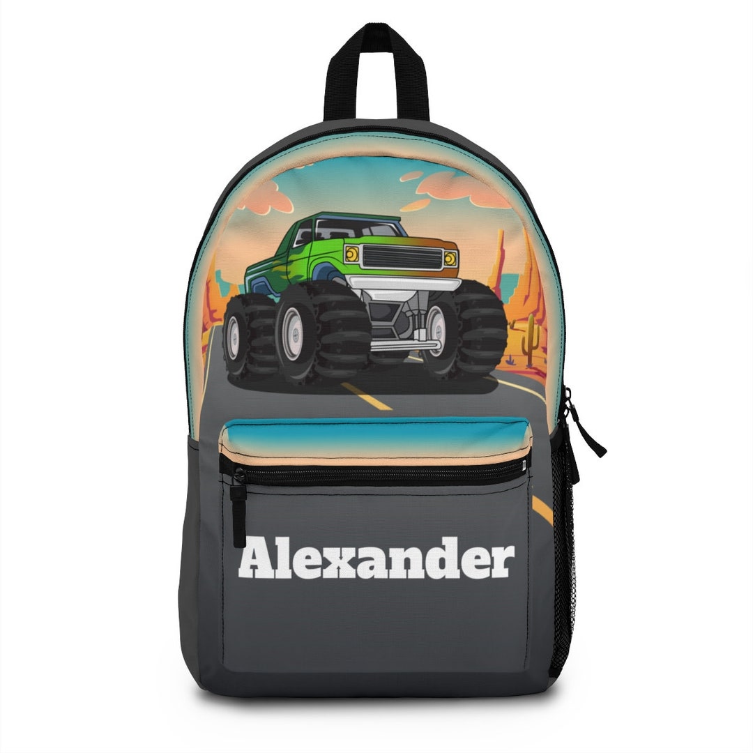 Speed Monster Truck Kids Backpack main image 0