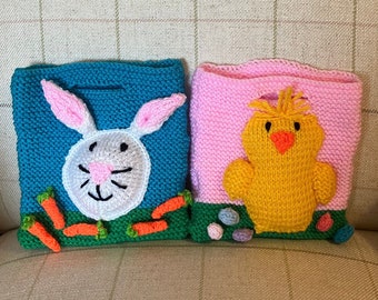 Knitted Easter Gift Bags