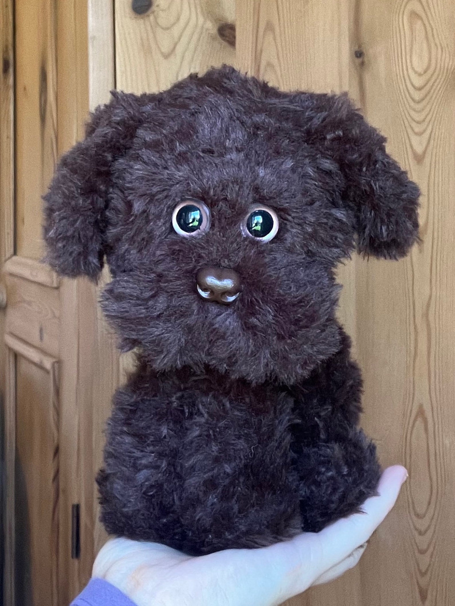 Knitted Cockapoo Teddy - Brown - Etsy