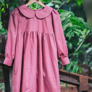 Children Dress, Linen Dress, Girls Soft Linen Dress, Toddler Linen Dress, First Birthday Girl Dress, Kids Clothing, Dress for Girls