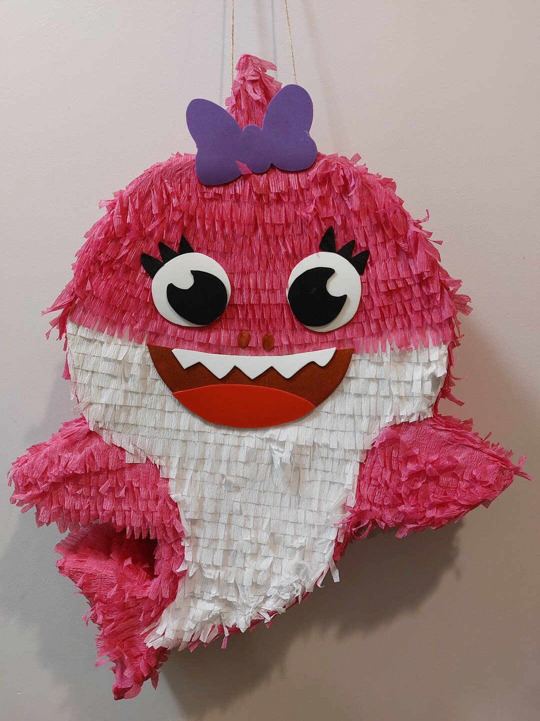 Baby Shark Pinata Girl Baby Shark Pinata Ready to Ship Etsy