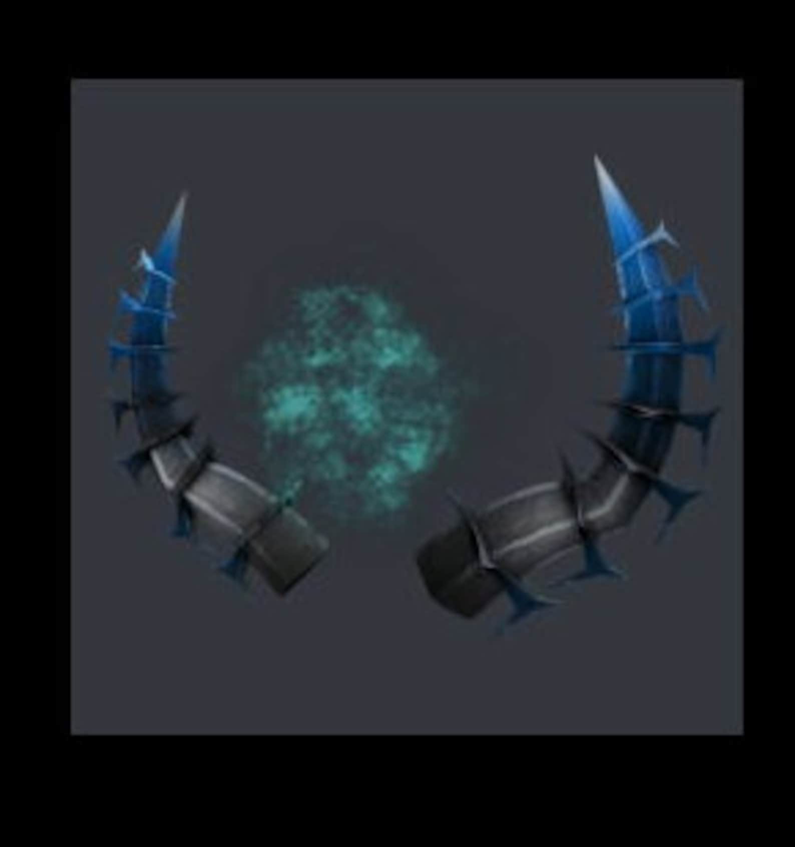 Frozen Horns of the Frigid Planes Roblox Limited Item Etsy