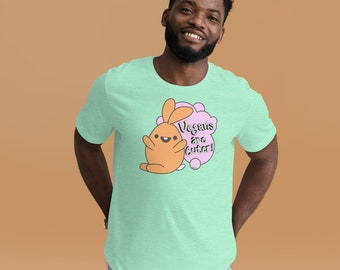 Vegans Are CUTER t-shirt | Bunny Rabbit | Kawaii Gift for Vegans