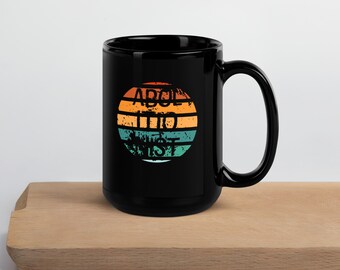 Abolitionist Black Glossy Mug for vegans who want to end animal exploitation