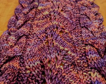 Hand-Knit Merino Wool Machine Washable Braided Button Cowl