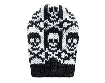 Hand-Knit Merino Wool Machine Washable Beanie - “Ben”