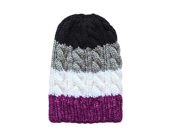 Luxury Cable Beanie - Ace Pride