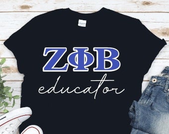 Zeta Phi Beta Educator T-shirt