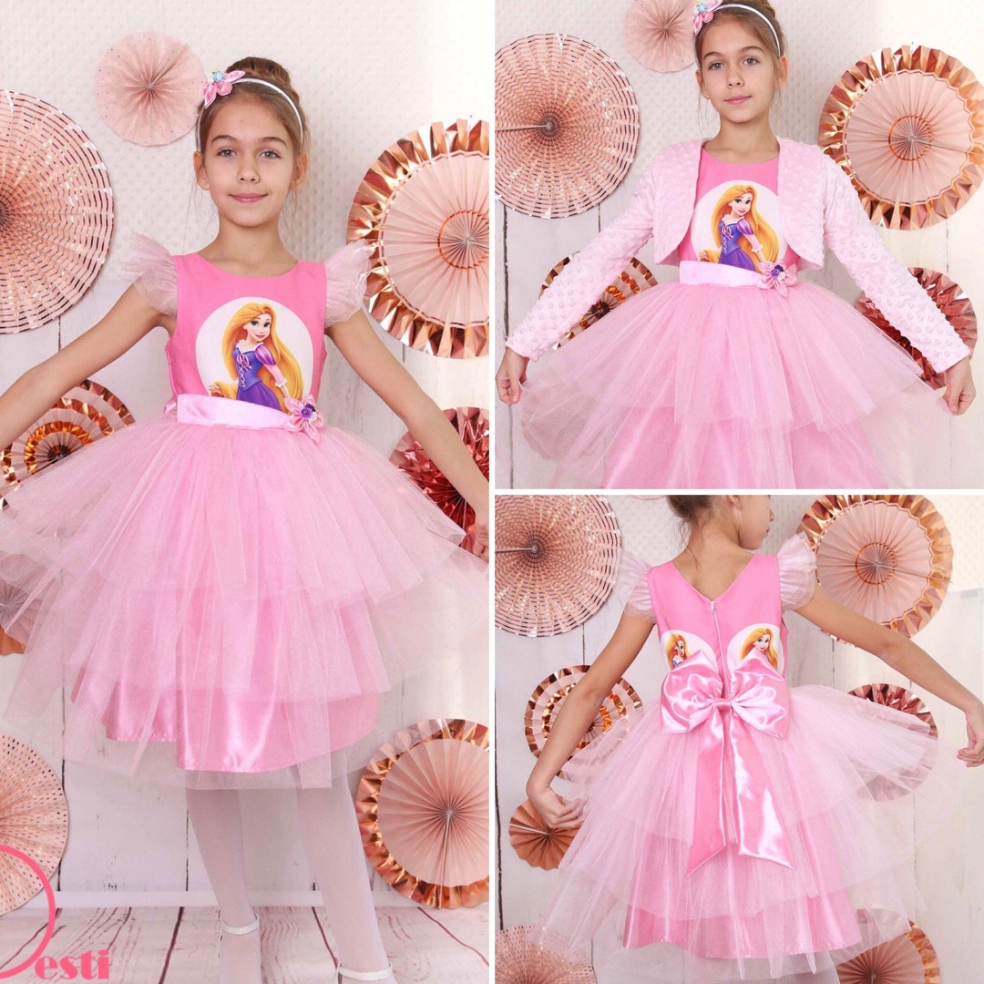 Ballerina Rapunzel Girls Costume main image 1