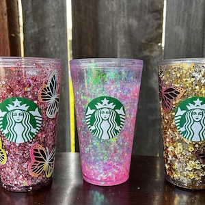 Starbucks snowglobe tumbler