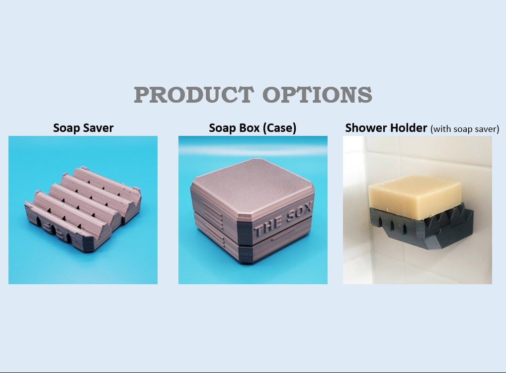 Adhesive Shower Soap Holder for the Sox: Soap Box Compare to Dr