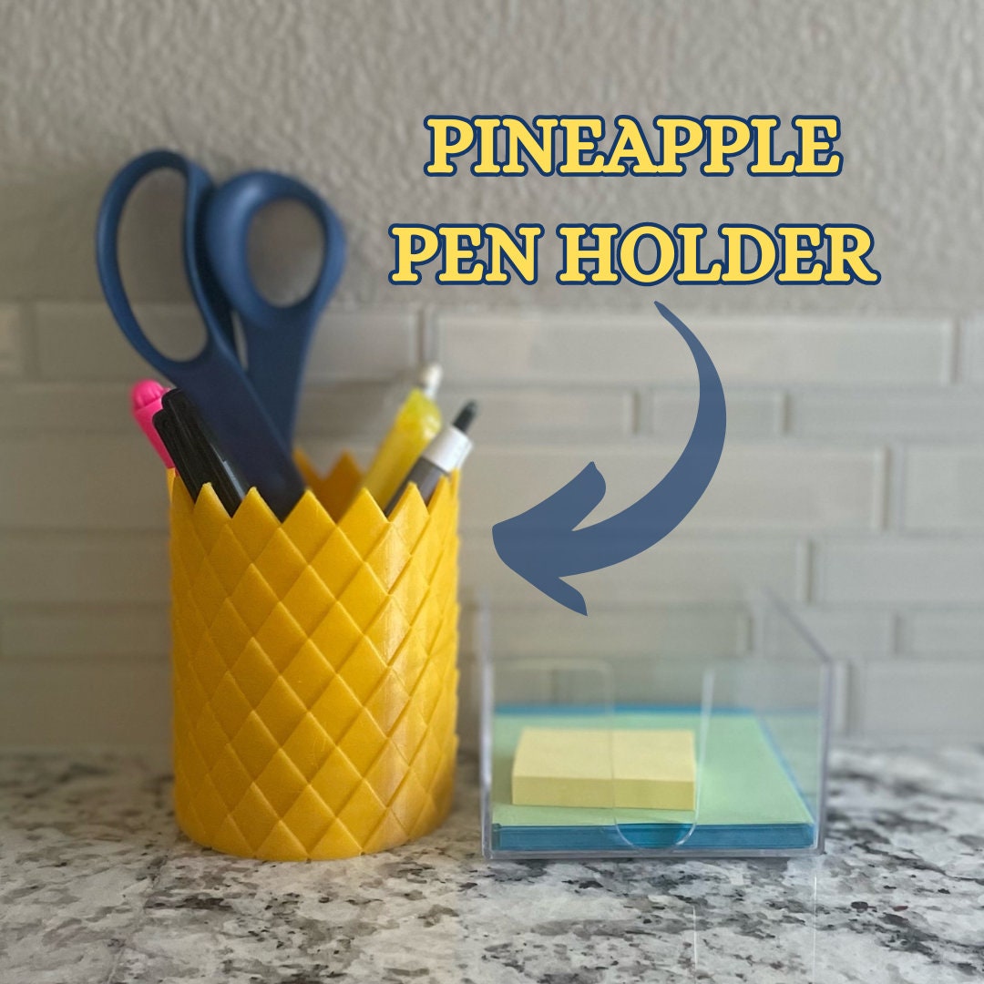 Pineapple Pen Holder Etsy