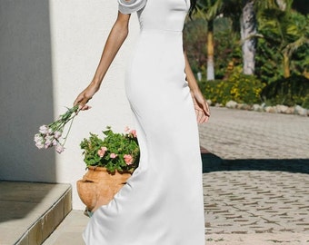 White Bodycon Dress - Etsy Singapore