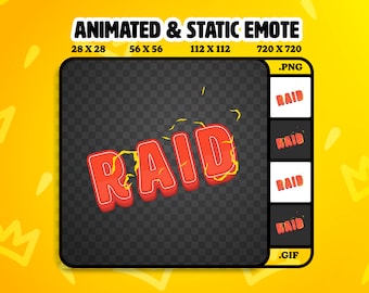 Electric RAID Emote, Animated & Static (Digital Download)