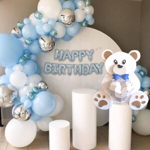 Baby Orso decorazione baby shower led Teddy personalizzato festa dell'orsacchiotto primo compleanno bambini regalo personalizzato baby boy