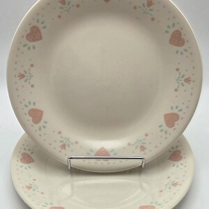 Forever Yours Corelle Bread Dessert Plates Set of 2