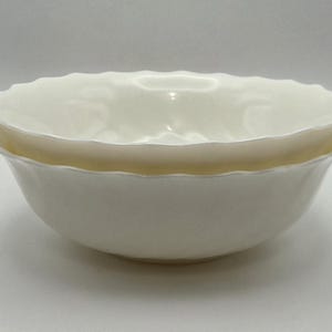 Arcopal France White Opal Glasschalen 2er-Set Vintage 16,5 cm