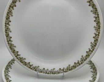 Spring Blossom Green Corelle Replacement Pieces - Rare Hook Handle Teacups, Plates & Saucers - Vintage 1970s Corning