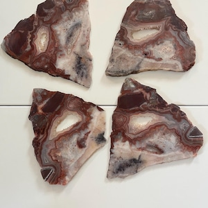 Crazy Lace Agate Slabs - 0.54kg Lapidary Rough - Cabochon Mineral