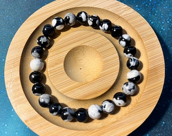 Orca 8mm Gemstone Bead Bracelet