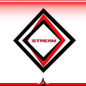 Animated Red Black Triangle Overlay Theme  Files: (.Mov) For Use with Twitch & Youtube!