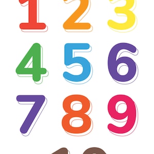 Counting, Numbers, Preschool, 1-10 Elementary, Anchor Charts, School ...