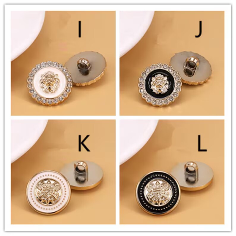 10pcs,Haute Couture Coat Buttons,Vintage Pearl Rhinestone Buttons,Retro Buttons,Clothing Accessories,18-25mm Buttons,Pearl Buttons Wholesale zdjęcie 8