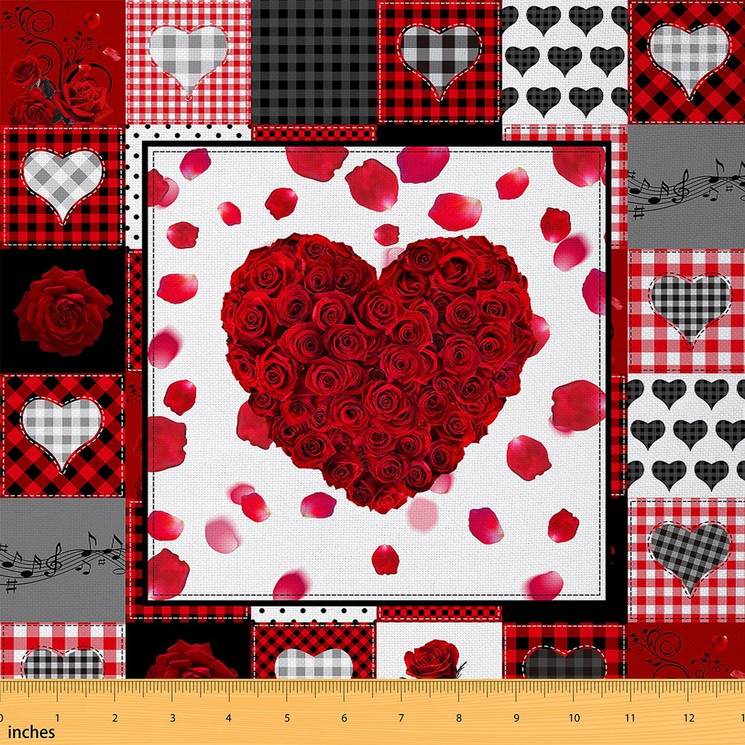 liebe-herzen-stoff-sch-ttgut-rote-rosen-romantische-blumen-polyester