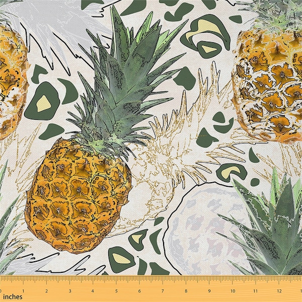Pineapple Fabric Etsy