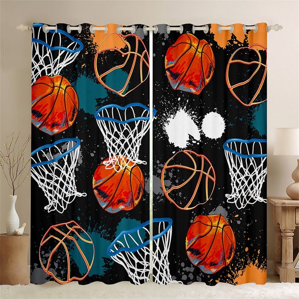 Sports Curtains Etsy