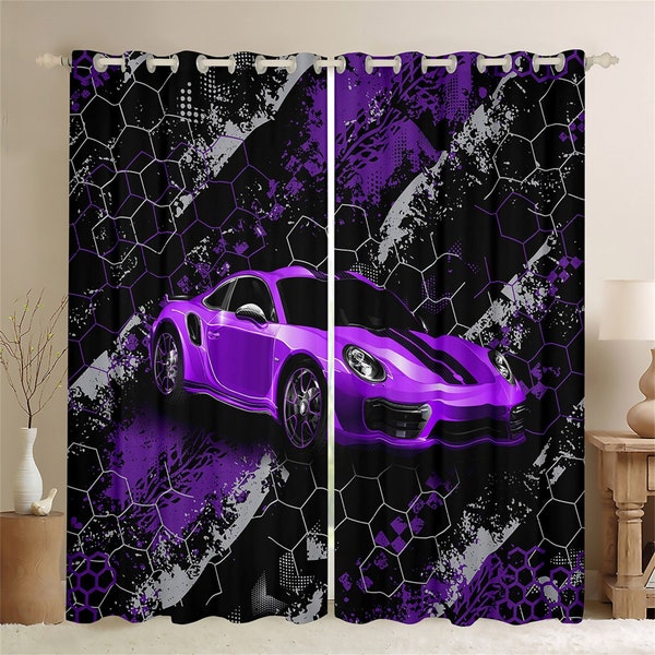 Car Theme Curtains Etsy