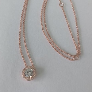 Classic Elegance Pandora Rose Gold Plated Necklace 45cm Etsy UK