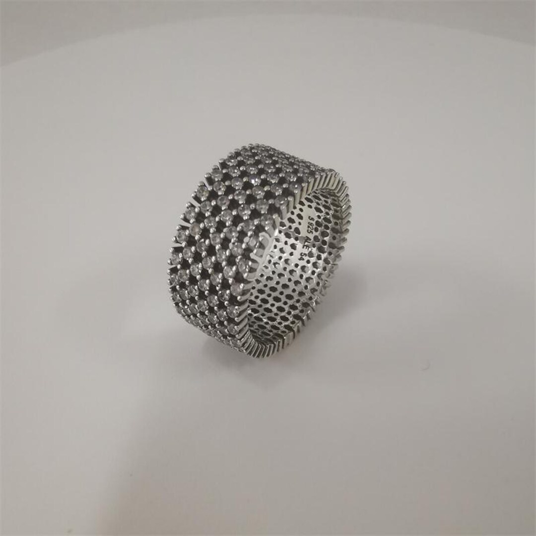 Heraldic check ring clear cz clearance