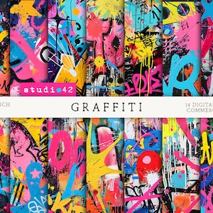 グラフィティ背景、グラフィティ背景、グラフィティアート、グラフィティ壁背景、グラフィティデジタルペーパー、デジタルグラフィティ、グラフィティ壁紙