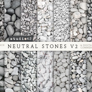 Stones background digital papers, Neutral Stones texture paper, Stones Texture Digital Scrapbook Paper, Neutral Stones Digital Backdrops