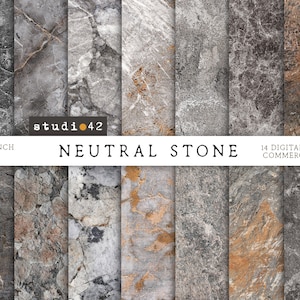 Neutral Stones background digital papers, Stone texture paper, Real Stone Texture Digital Scrapbook Paper, Colorful Stones Digital Backdrops