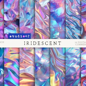 Holographisches digitales Papier, irisierende Textur, Regenbogenpapier, Pastellfolie, Hologrammfolientexturen, Schimmernde Hologrammfolientexturen