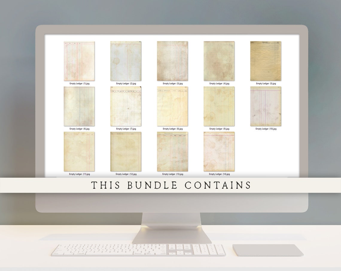 Printable Ledger Paper Ledger Book Digital Ledger Paper Etsy