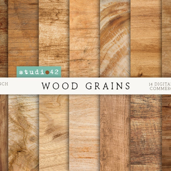 Wood Grain Textures digital paper, Natural wood digital paper, Wood texture pack, Weathered Wood Digital Paper, Printable wood paper