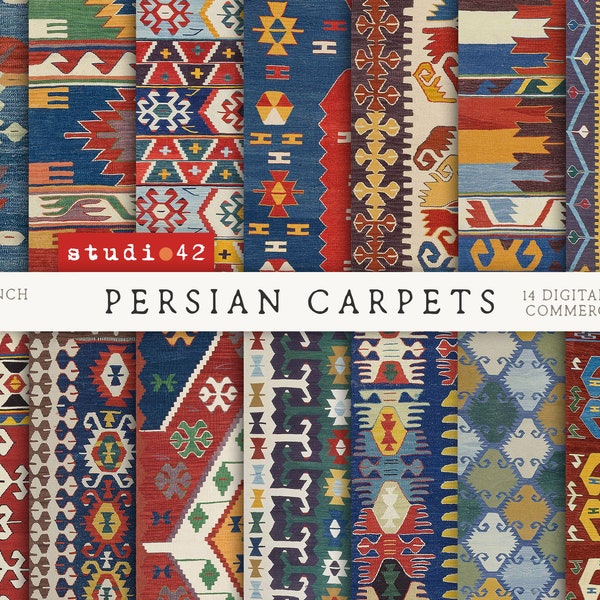 Persian Carpets Printable images, Kilim digital images, Old tribal rugs digital paper, Rug Texture, Tapestry texture, Antique Oriental Rugs