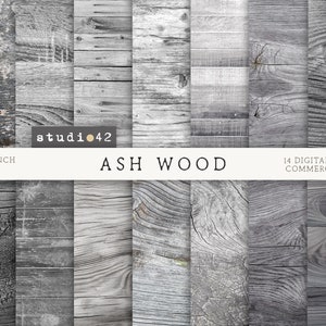 Papeles digitales con fondo de madera de fresno, papel con textura de madera de fresno, fondo digital de madera rústica, papel blanco de madera desgastada, madera quemada