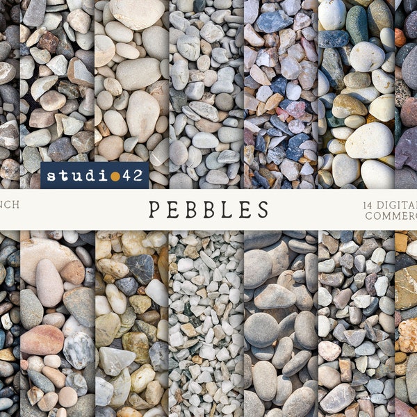 Pebbles background digital papers, Stone wall texture paper, Stones Texture Digital Scrapbook Paper, Colorful Stones Digital Backdrops