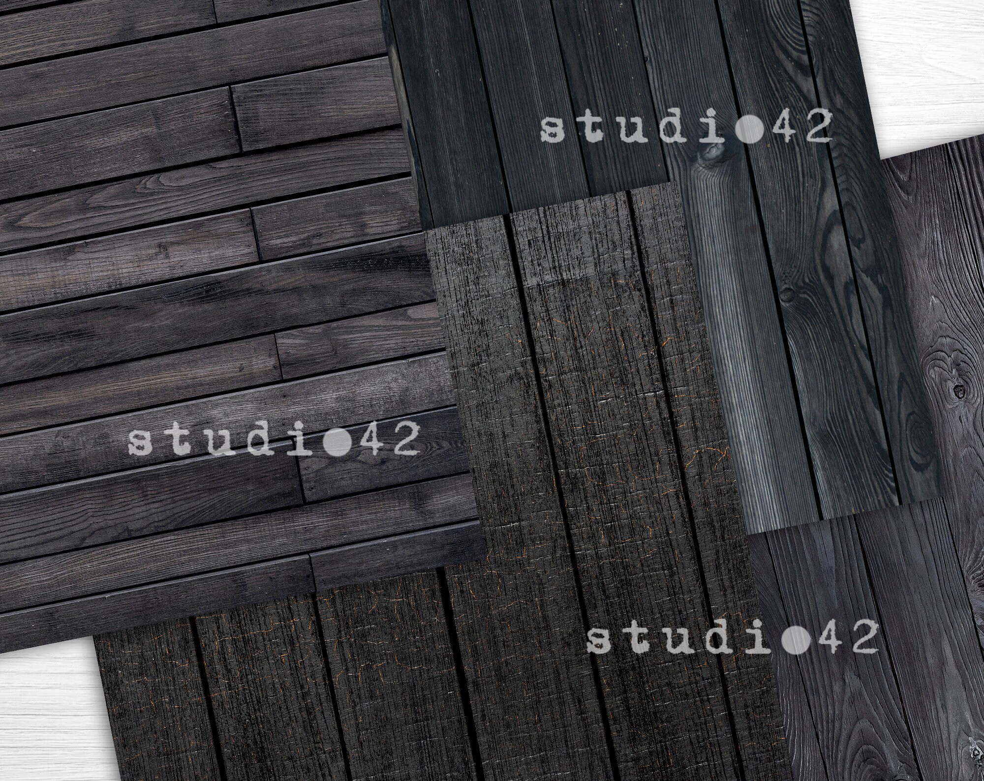 Black Wood Digital Paper Black Wood Backgrounds Dark Wood - Etsy