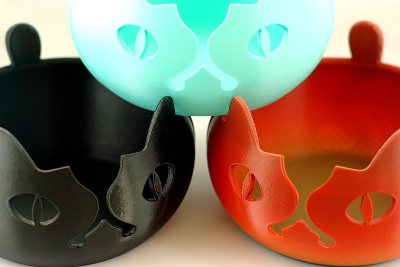 Yarn Bowl 3D Printed Exotic Cat Design Crochet Knitting Etsy UK