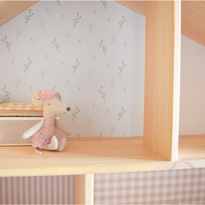 Wallpapers for IKEA FLISAT doll's house Country wildflower Dollshouse wallpapers image 3