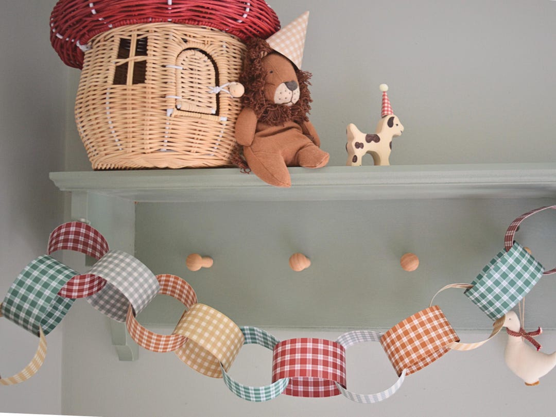 Decorative Paper Chain Paper Chains Kit | 50 Strips of Paper Approx 2.5m Long | Birthday ...