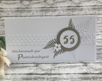 Glückwunsch Platinhochzeit, 55. Hochzeitstag