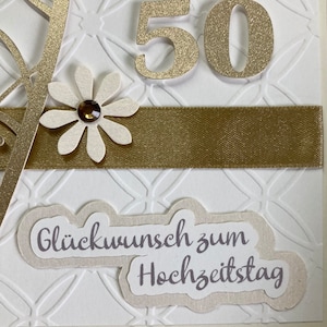 Glückwunsch Goldenen Hochzeit, 50. Hochzeitstag, 50 Jahre Jubiläum, Bild 4