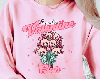 Anti Valentine Club Sweatshirt, Funny Valentines T-Shirt, Skeleton Valentine Shirt,  Happy Valentine’s Day Hoodie, Valentines Day Gift